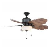Palm Cove 52in In/Outdoor Natural Iron Ceiling Fan