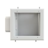 CE TV Multimedia Recessed Box, White