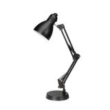 Hampton Bay 22.00 in. Black Adjustable Arm Desk La
