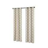 Natural Lattice 42in X 84in L Blackout Top Curtain