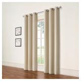 Eclipse Natural Grommet Blackout Curtain - 37 in.