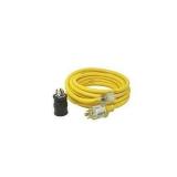 Yellow Jacket 25' 10/3 15A Generator Cord w/ Adapt