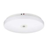 15 in. White Selectable LED Flush Mount with Motio