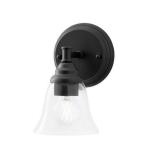 Marsden 5.5 in. 1-Light Matte Black Transitional W