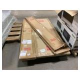Glass Panels for Shower Stall, ONE LOT