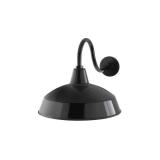 Hampton Bay Easton 1-Light Black Barn Outdoor Wall