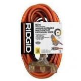 RIDGID 50 ft. 12/3 Heavy Duty Extension Cord