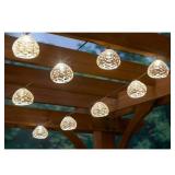 10-Light 10 Ft. Outdoor/Indoor Plug-in Round Globe