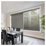 Various Sizes Of Driftwood Gray Blinds