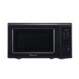 0.7 Cu. Ft. 700-Watt Countertop Microwave in Black