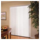 White Cordless Light Filtering 3.5 in. Vertical Bl