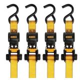 1.0in. X12 Ft. Ratchet Tie-Down Straps 1500 Lbs.OB