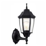 14.37 in. Black Decorative Outdoor Light
