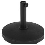 32 Lbs. Half Umbrella Base in Black