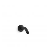 2.5 in. Wall Mount Shower Arm in Matte Black