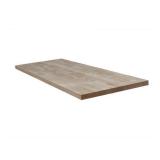 8 Ft. L X 25 in. D Unfinished Hevea Solid Wood