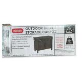 Keter Outdoor Buffet Storage Cabinet - Grey - Dura