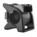 11.2 in. 3 Speeds Blower Fan in Gray with Carry Ha
