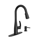 MOEN Reyes Single-Handle Sprayer Kitchen Faucet