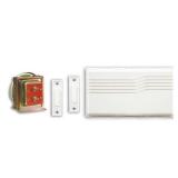 Doorbell Kit with 2 Wired Push Buttons, White