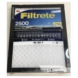 Open Box 3M Filtrete 16x20x1 Air Filter 4 Pack (Mi