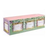 Simply Indulgent 3 Piece Fragranced Candle Set Mad