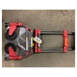 Hand Truck with Red and Gray Metal Fram