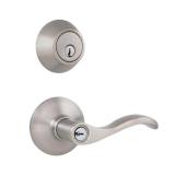 Naples Satin Nickel Combo Pack with Single Cylinde