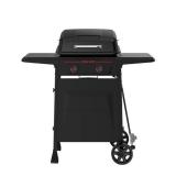 2-Burner Propane Gas Grill in Black