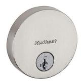 Kwikset 258 Uptown Round Sgl Cyl Deadbolt Featurin