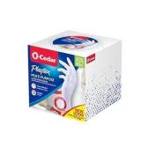 PLAYTEX Multi-Purpose White Latex Gloves, 1-Size F