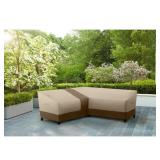 V-Shape Beige Patio Furniture Cover