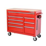 Used Husky 42 in. W X 18.1 in. D 8-Drawer Red Mobi