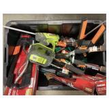 Landscaping tools( hedge spears, drill, sprinkler)