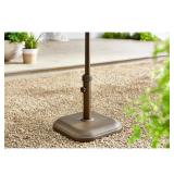 26 Lbs. Concrete and Resin Patio Umbrella Base in