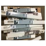 Alabaster Cordless Vinyl Blind - 1 in Light Filter