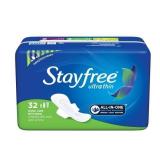 Stayfree Ultra Thin Long Pads with Wings, Super, 3