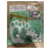 Easter Bunny Evidence Kit - Pawprint Stencils, Gla