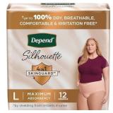 Depend Silhouette Underwear for Women - Maximum Ab