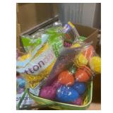 Cottondale Easter Eggs & Grass Basket - Colorful P
