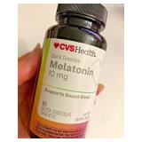 NEW CVS Health Melatonin 10 Mg Sleep Aid - 60 Quic