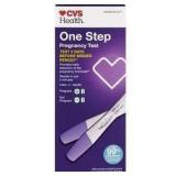 CVS Health One Step Pregnancy Tests, 2 PK