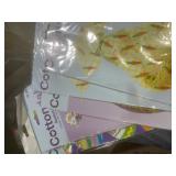 Cotton Basket Liners Bags   10 packages