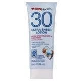 CVS Ultra Sheer Broad Spectrum Sunscreen Lotion, 3