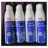 Lot of 4 X CVS Continuous Spray Hand Sanitizer 5.5