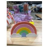 Spritz Easter Basket - Grass Included, Rainbow Dec