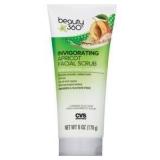 Beauty 360 Invigorating Apricot Facial Scrub, 6 OZ