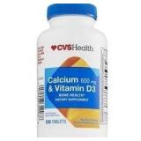 CVS Health Calcium & Vitamin D3 Tablets, 120 CT
