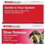 CVS Health Slow Release Iron Tablets, 60 CT