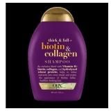 OGX Shampoo, Biotin & Collagen, Thick & Full + - 1